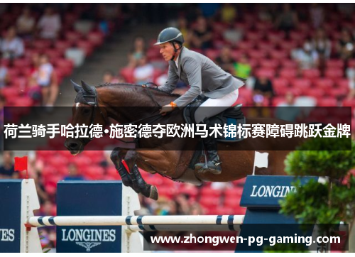 荷兰骑手哈拉德·施密德夺欧洲马术锦标赛障碍跳跃金牌